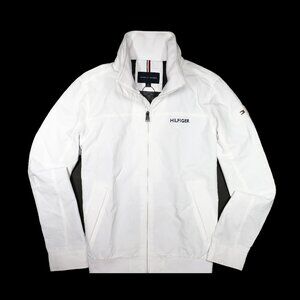 NWT Tommy Hilfiger Men’s Water Resistant Yacht Windbreaker Jacket White $139